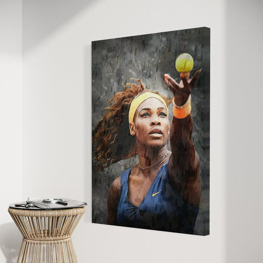 Cuadro decorativo canvas Serena Williams 001