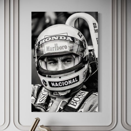 Cuadro decorativo canvas Ayrton Senna