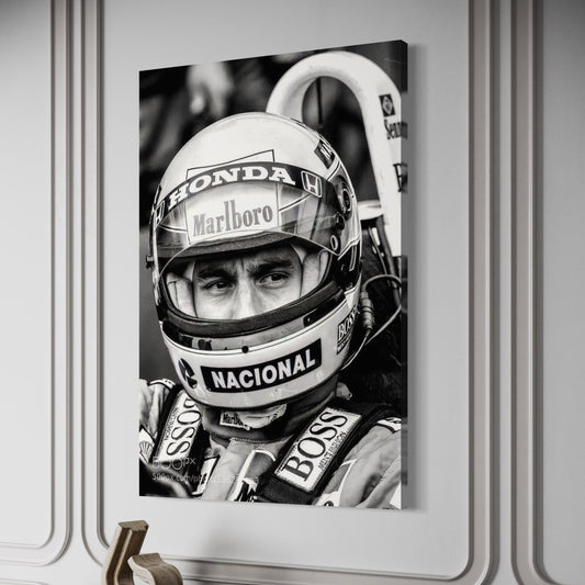 Cuadro decorativo canvas Ayrton Senna