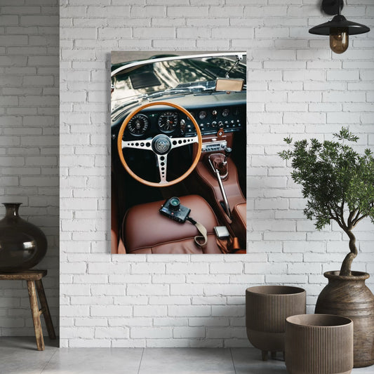 Cuadro decorativo canvas Jaguar E-Type
