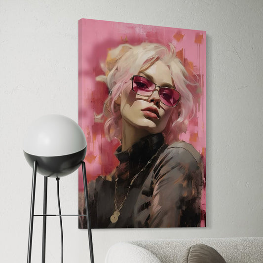 Cuadro decorativo canvas Mujer 061