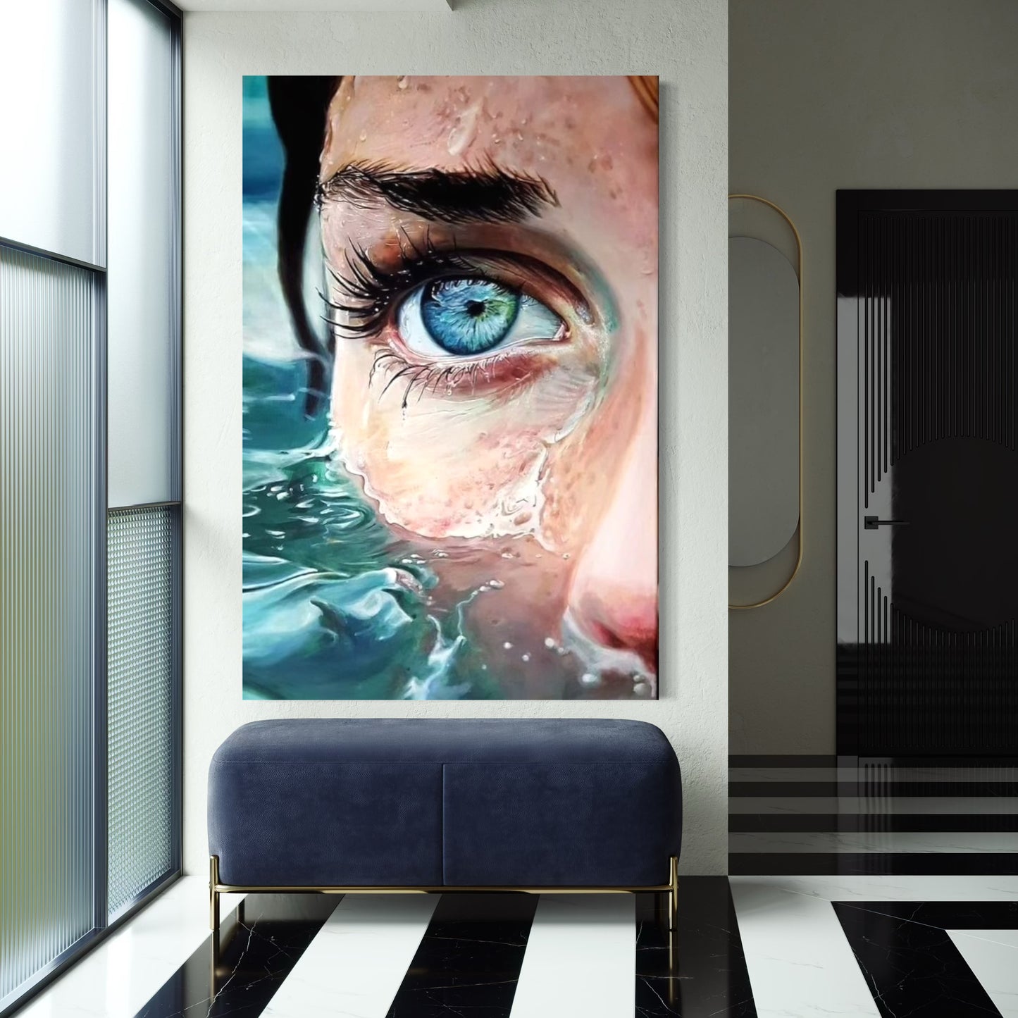 Cuadro decorativo canvas Mujer 059