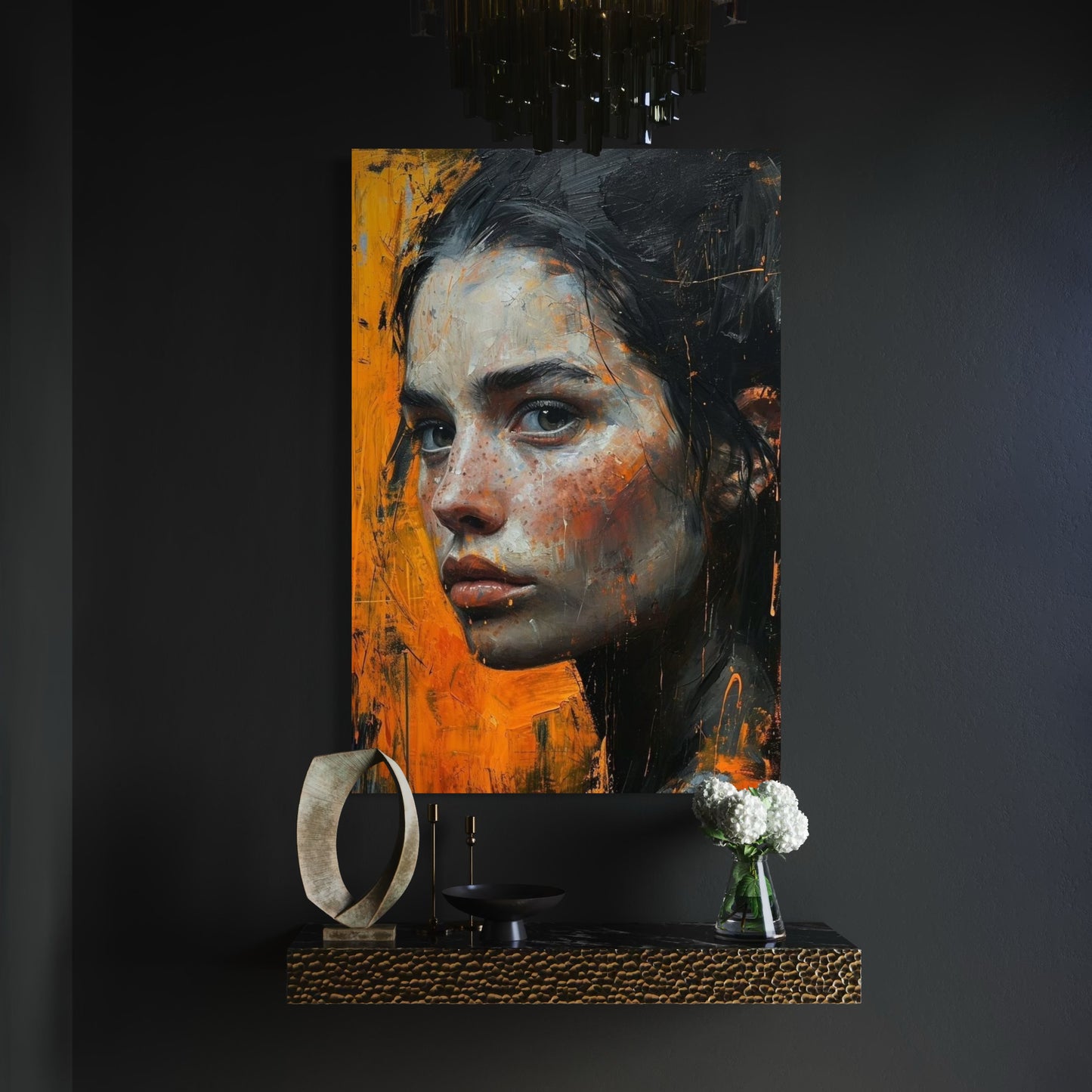 Cuadro decorativo canvas Mujer 050