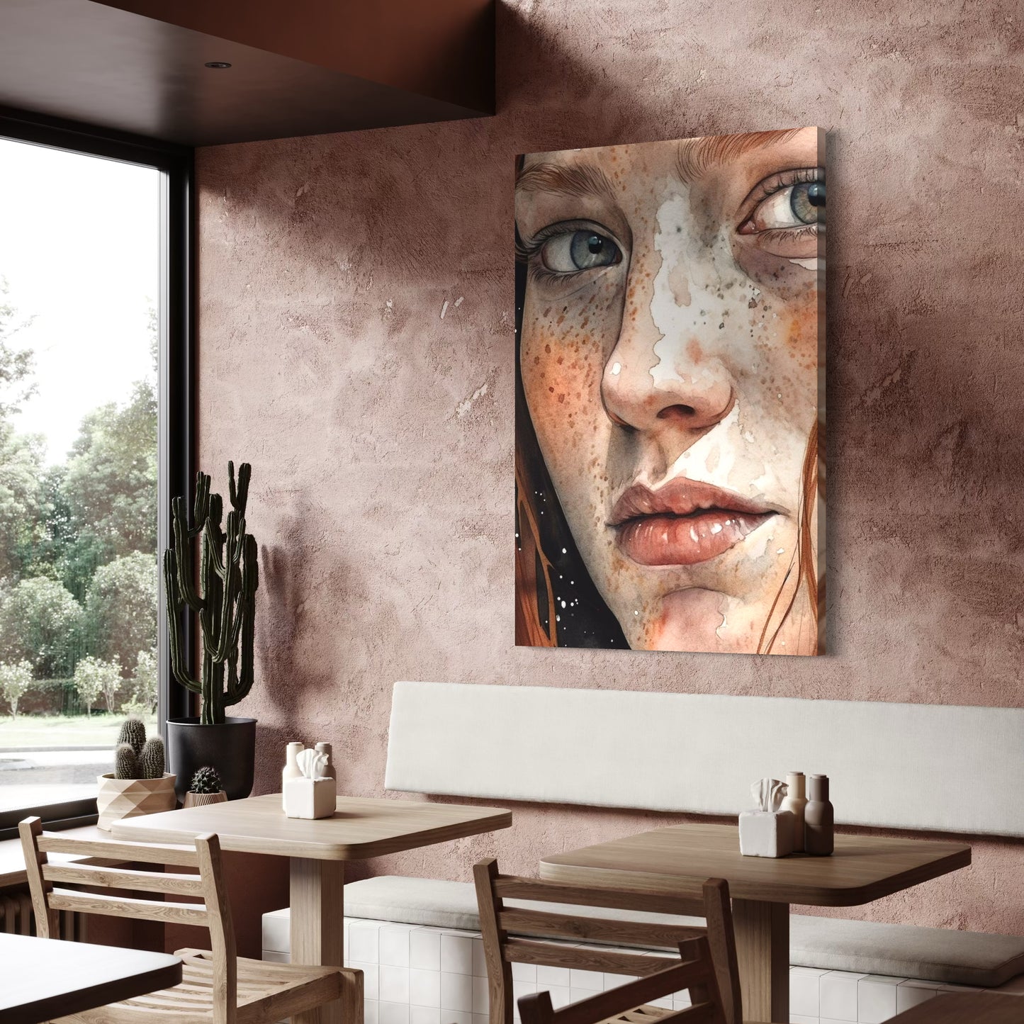 Cuadro decorativo canvas Mujer 058