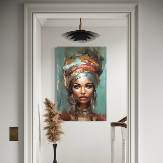 Cuadro decorativo canvas Mujer 056