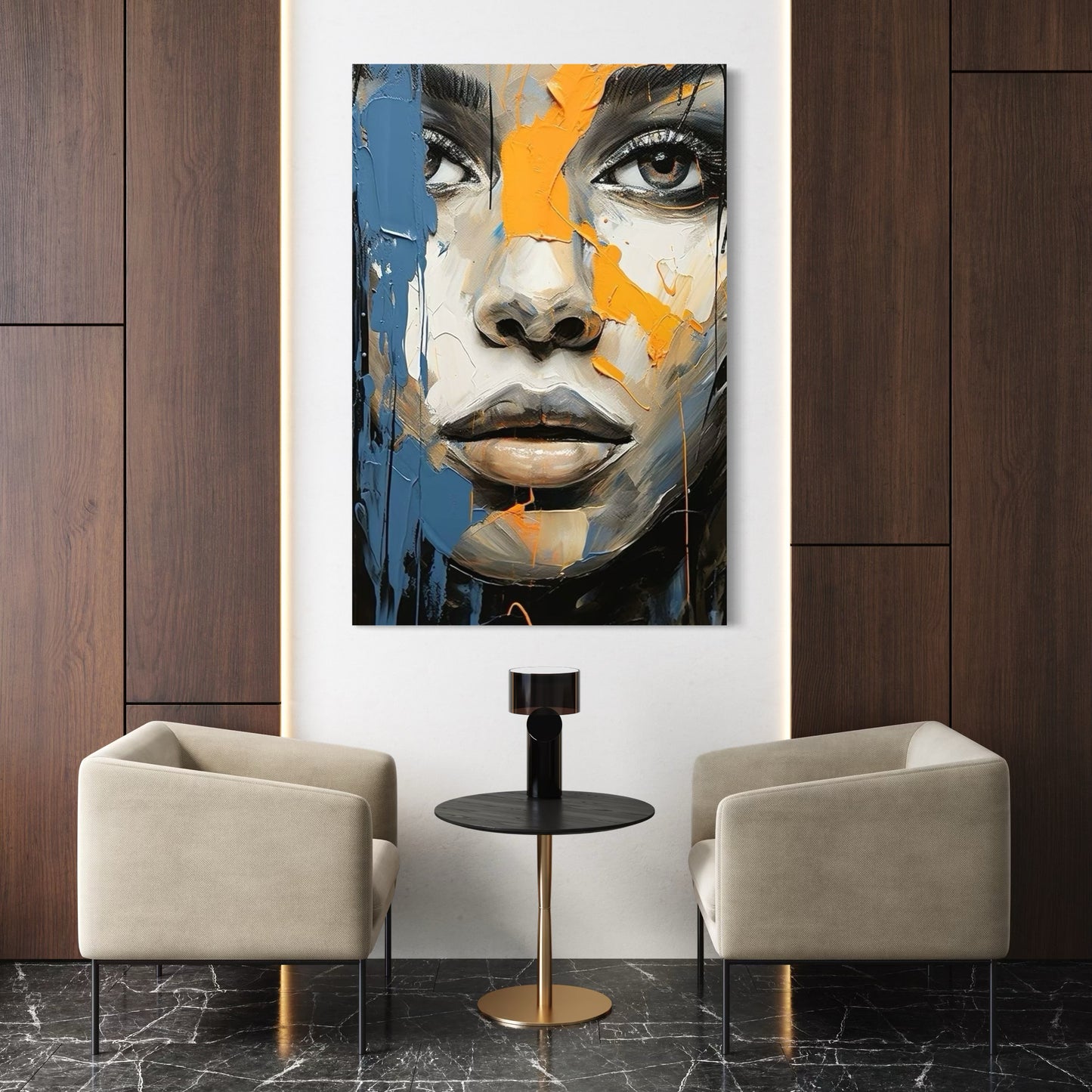 Cuadro decorativo canvas Mujer 055