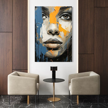 Cuadro decorativo canvas Mujer 055