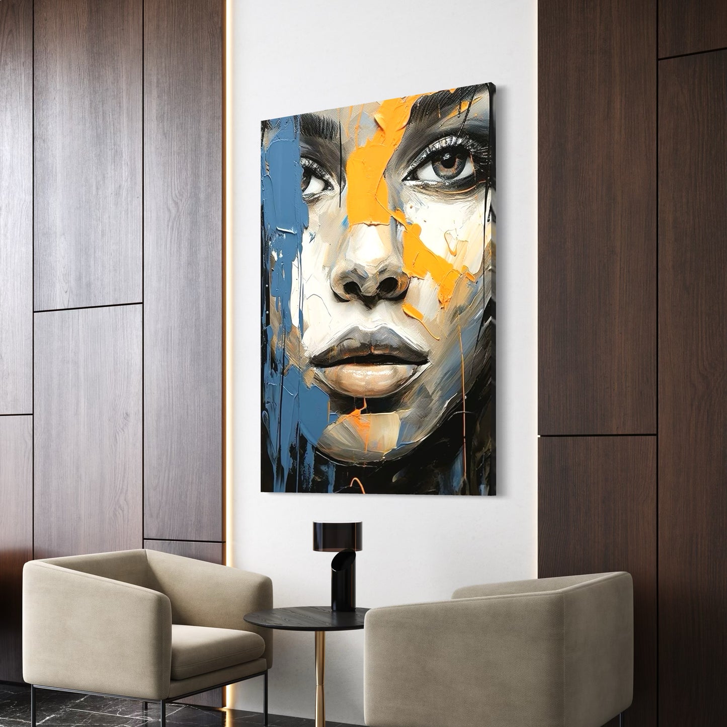 Cuadro decorativo canvas Mujer 055