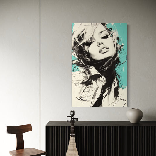 Cuadro decorativo canvas Mujer 051