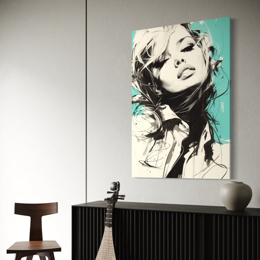 Cuadro decorativo canvas Mujer 051