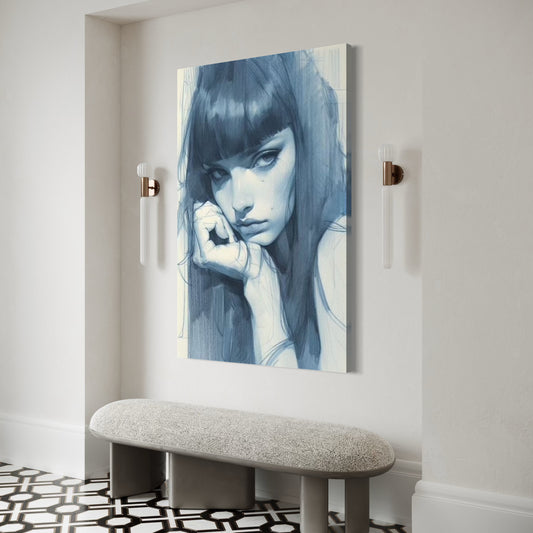 Cuadro decorativo canvas Mujer 048