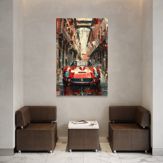 Cuadro decorativo canvas Ferrari 008
