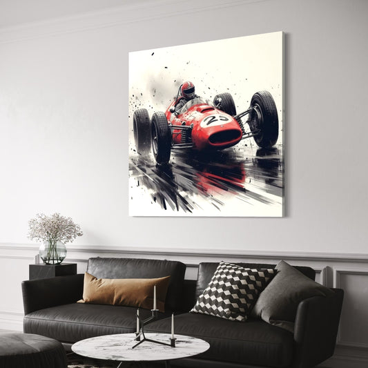 Cuadro decorativo canvas Ferrari 009