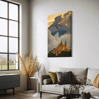 Cuadro decorativo canvas Volcán Popocatépetl