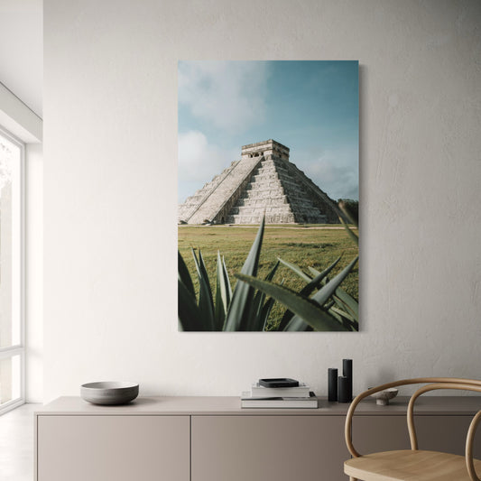 Cuadro decorativo canvas Edificios Pirámide de Kukulcán