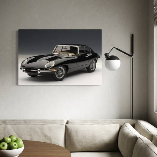 Cuadro decorativo canvas Jaguar E-Type Coupé