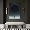 Cuadro decorativo canvas Eclipse en el Desierto