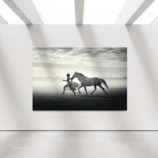 Cuadro decorativo canvas El corcel