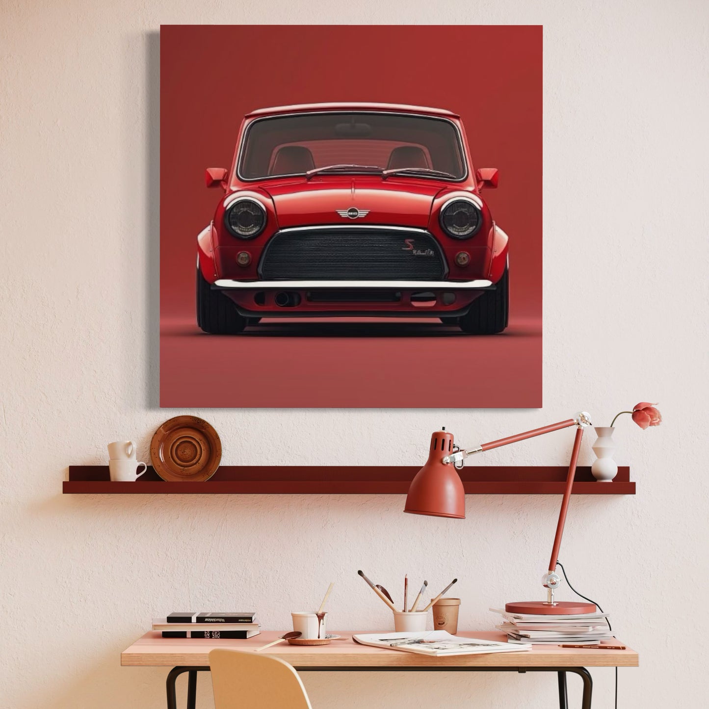 Cuadro decorativo canvas Mini Cooper 003