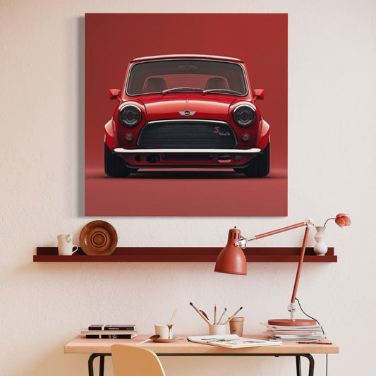 Cuadro decorativo canvas Mini Cooper 003