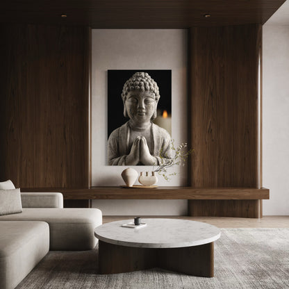 Cuadro decorativo canvas Buda 020