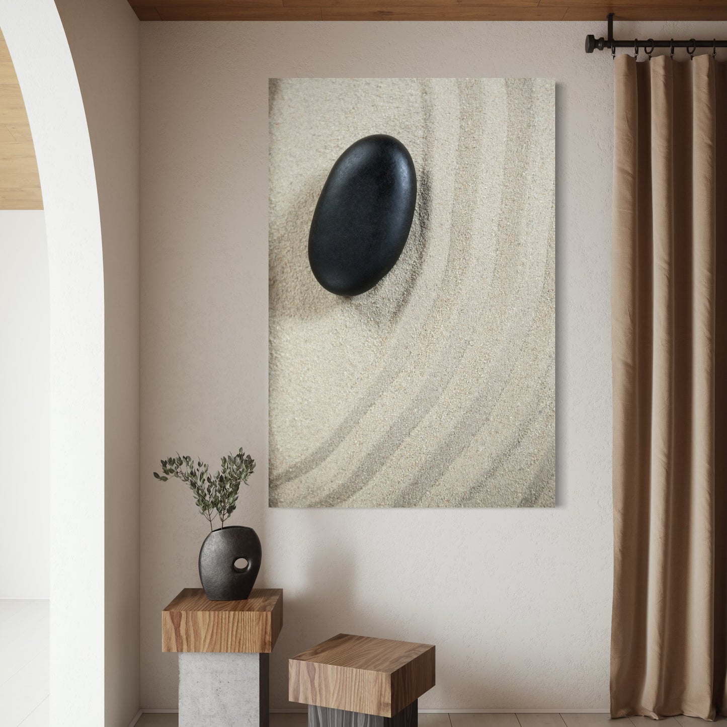 Cuadro decorativo canvas Jardín Zen