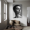 Cuadro decorativo canvas Geometría Facial