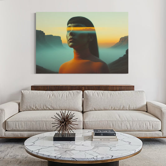 Cuadro decorativo canvas Retrato Análogo