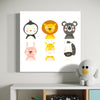 Cuadro decorativo canvas Animalitos 002