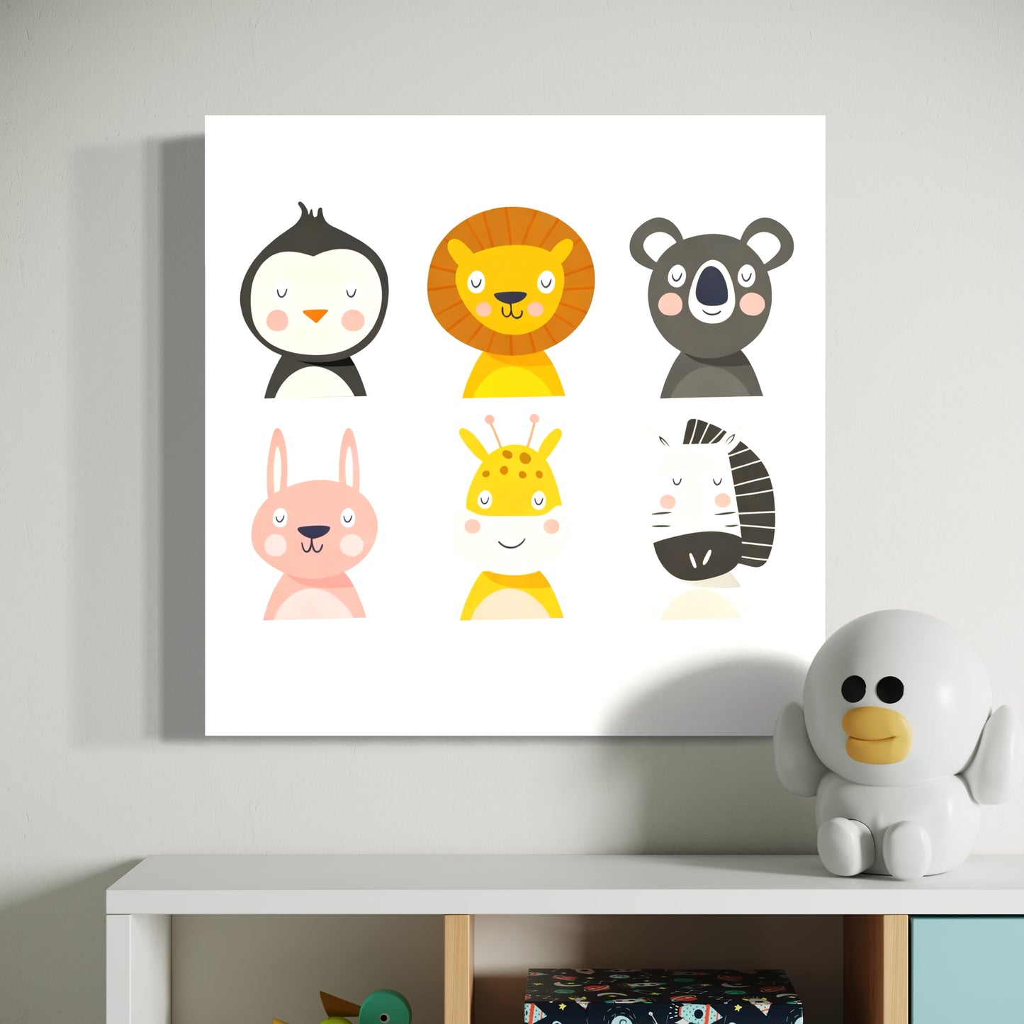 Cuadro decorativo canvas Animalitos 002