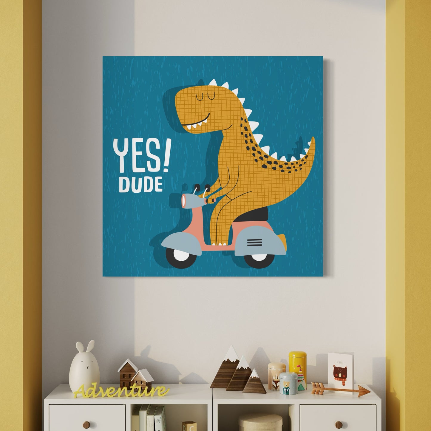 Cuadro decorativo canvas Yes Dude!
