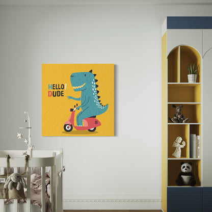 Cuadro decorativo canvas Hello Dude!