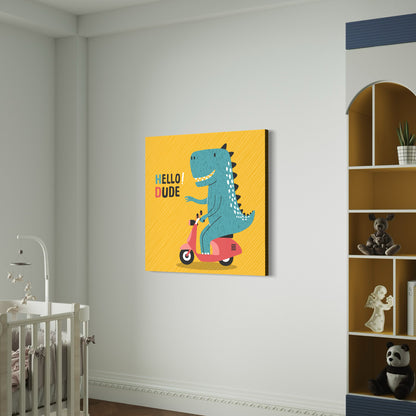 Cuadro decorativo canvas Hello Dude!