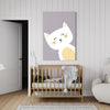 Cuadro decorativo canvas Gato 009