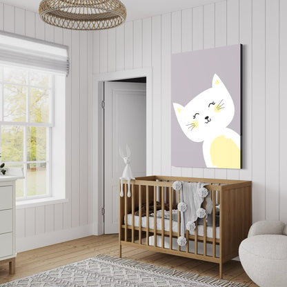Cuadro decorativo canvas Gato 009