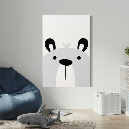 Cuadro decorativo canvas Oso 009