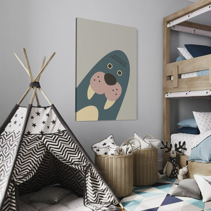 Cuadro decorativo canvas Morsa