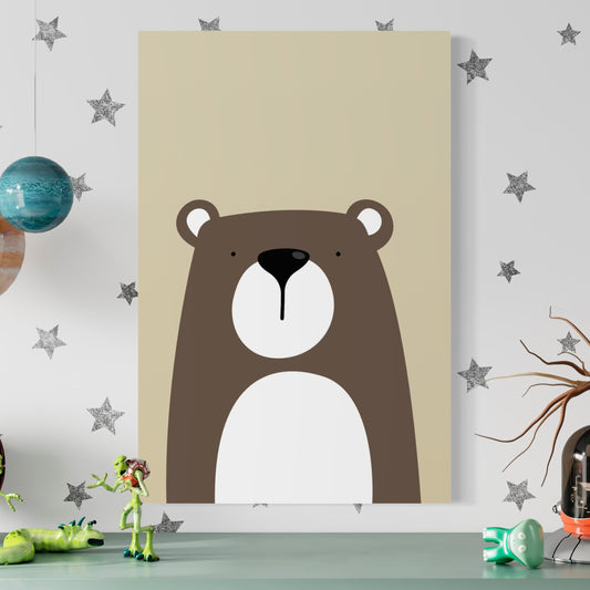Cuadro decorativo canvas Oso 008