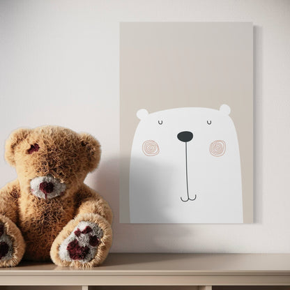 Cuadro decorativo canvas Oso Polar 002