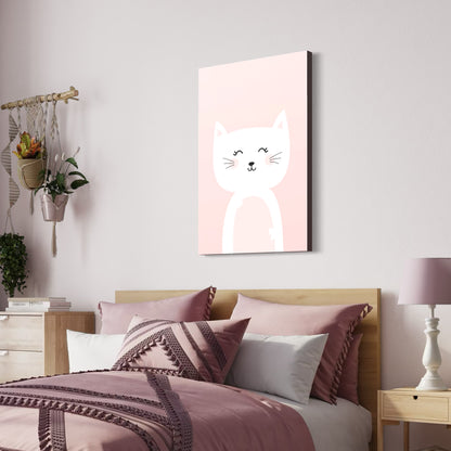 Cuadro decorativo canvas Gato 008