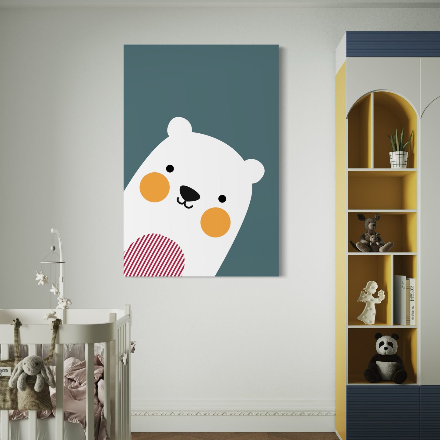 Cuadro decorativo canvas Oso 007