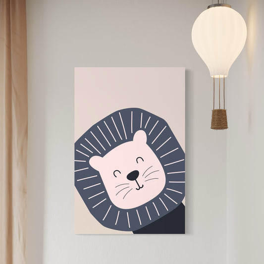 Cuadro decorativo canvas León 015