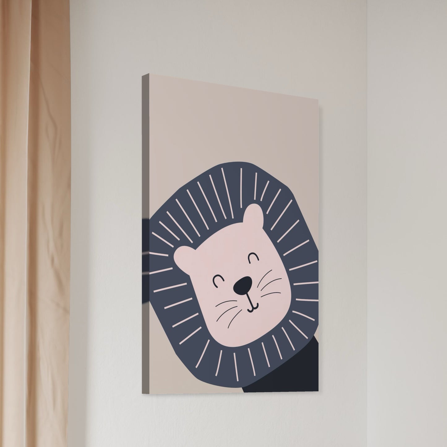 Cuadro decorativo canvas León 015