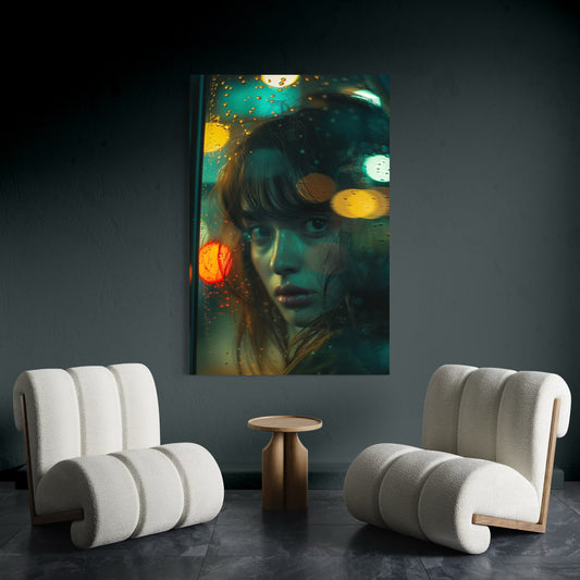 Cuadro decorativo canvas Bokeh y Mirada