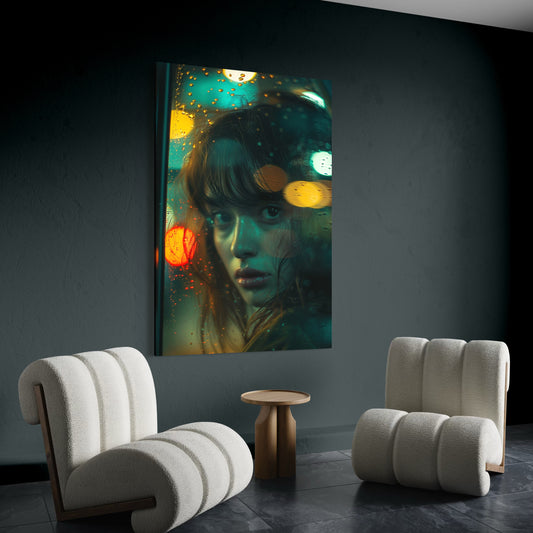 Cuadro decorativo canvas Bokeh y Mirada