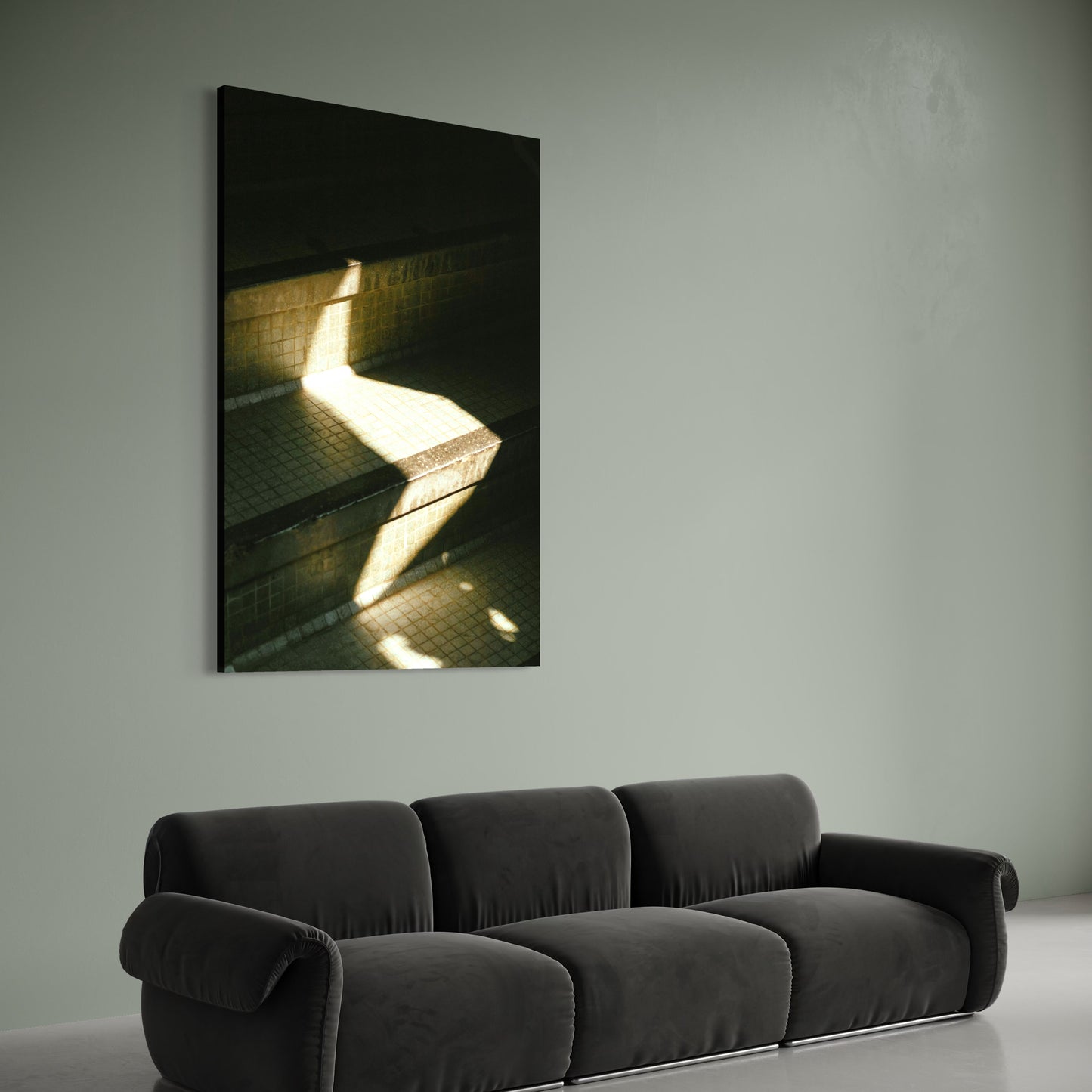 Cuadro decorativo canvas Geometría Solar