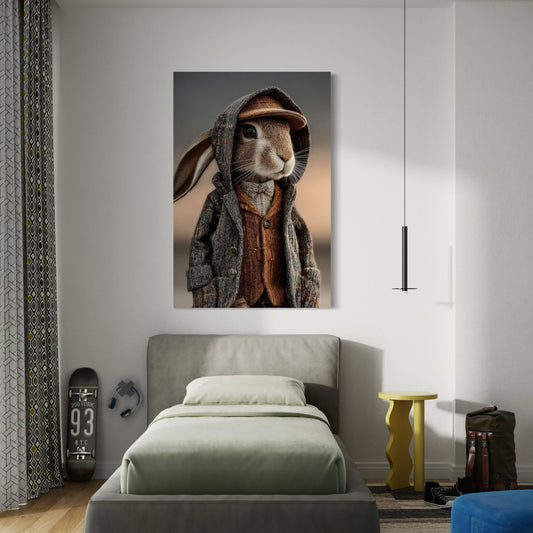 Cuadro decorativo canvas Conejo 007