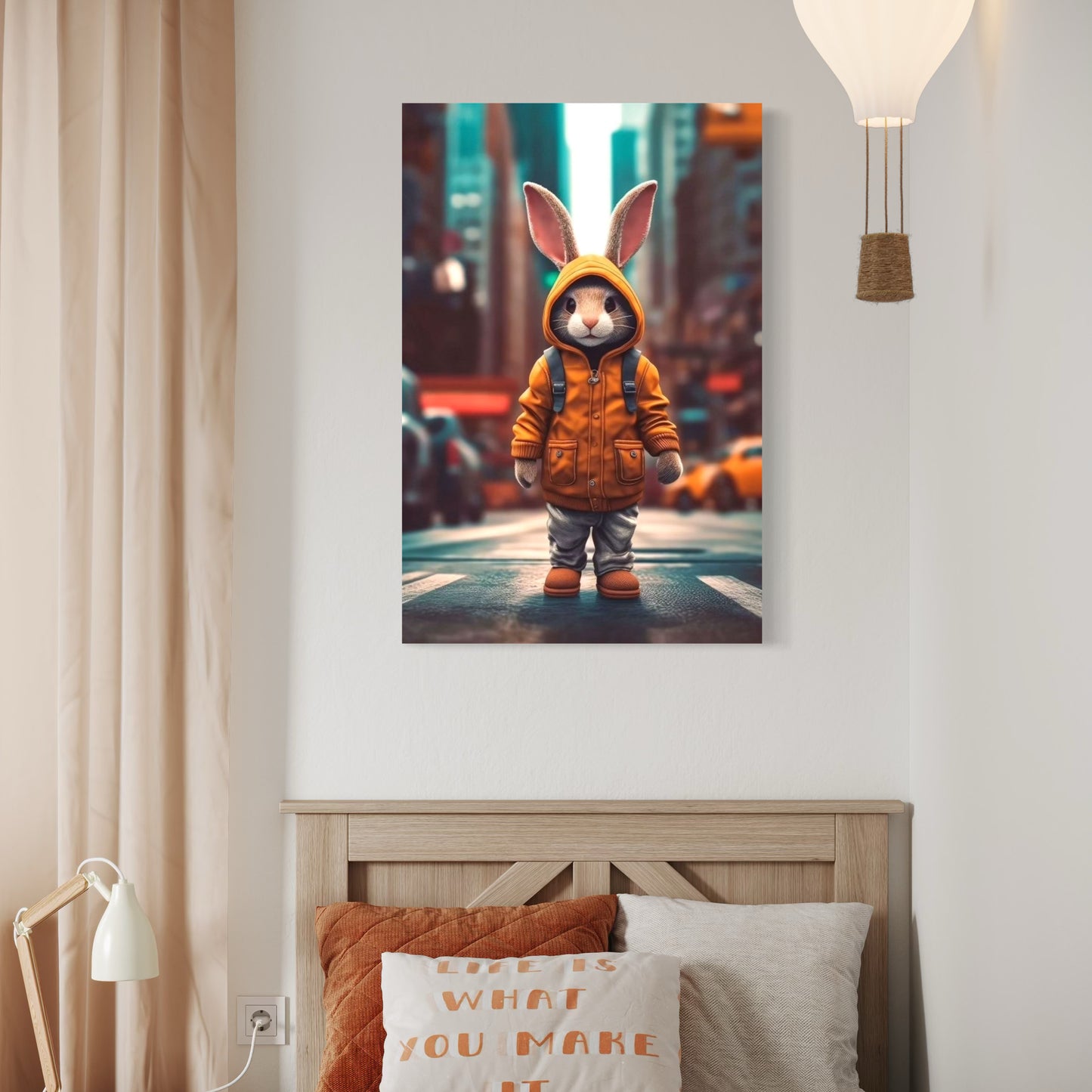 Cuadro decorativo canvas Conejo 006