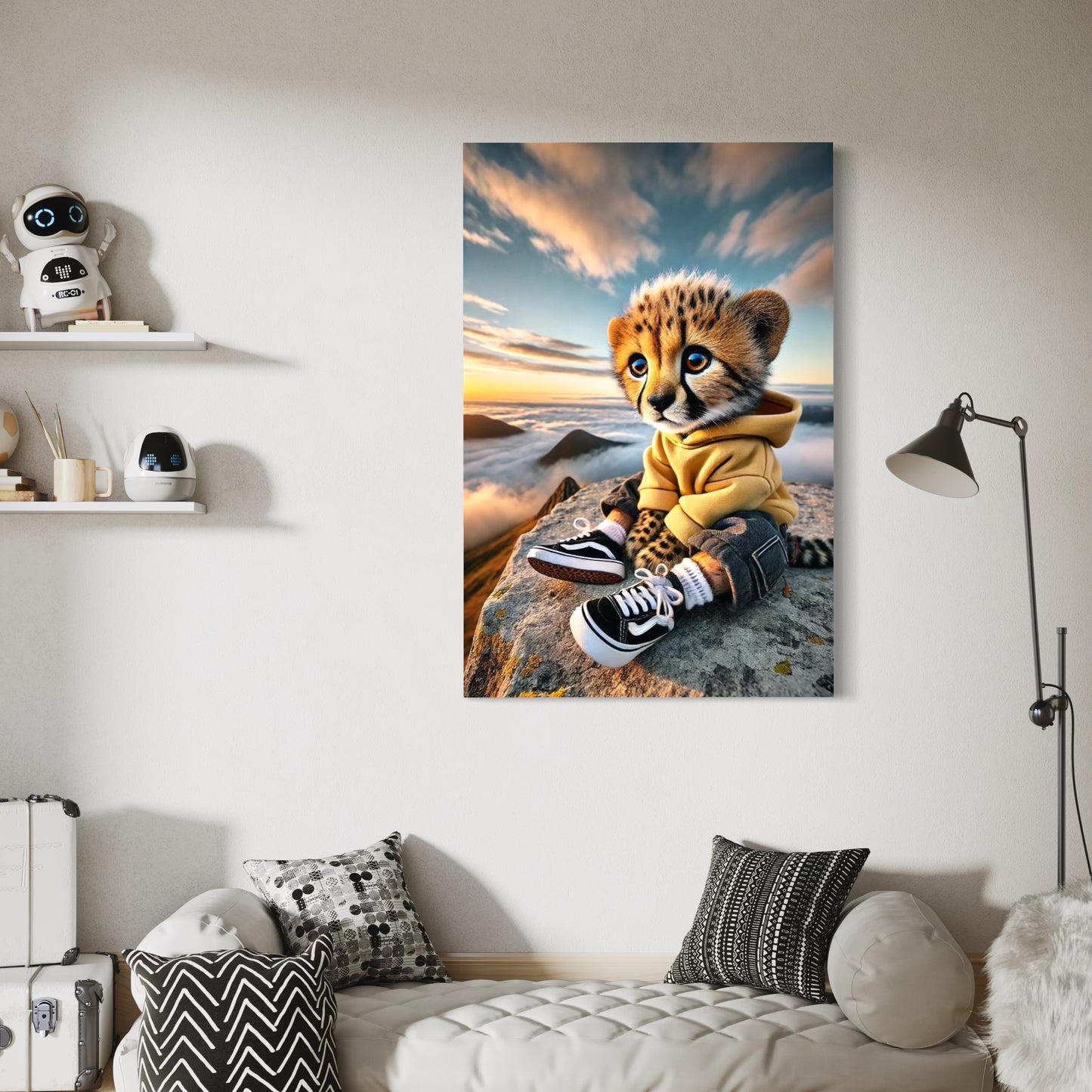 Cuadro decorativo canvas Cheetah 001