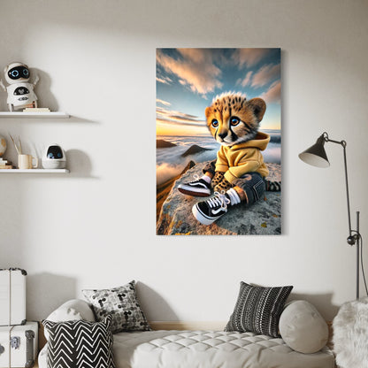 Cuadro decorativo canvas Cheetah 001